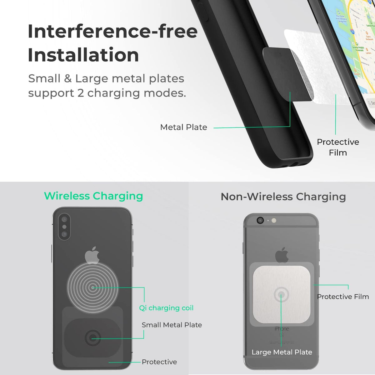 iOttie iTap 2 Magnetic Dashboard Car Mount Holder || Cradle for Samsung Galaxy S22, Google Pixel 7, Motorola Moto G, OnePlus 10, Sony Xperia & Other Android Smartphones