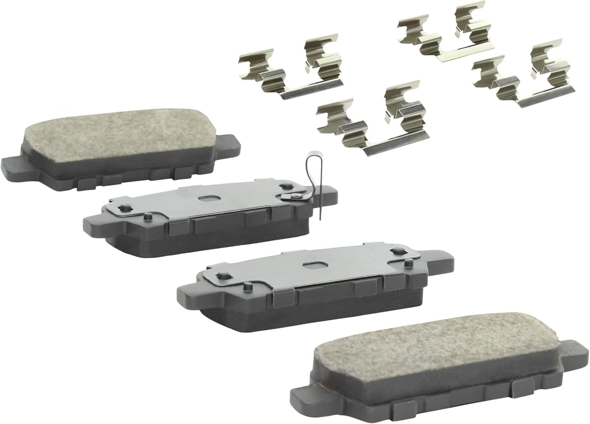 Premium Ceramic Rear Brake Pads (1001-0905AC) Compatible with 2003-2024 INFINITI/Nissan (350Z/EX35/EX37/FX35/FX37/G25/G35/G37/Maxima/Murano/Pathfinder/Q40/Q70L/Quest/QX50/QX70/Rogue)