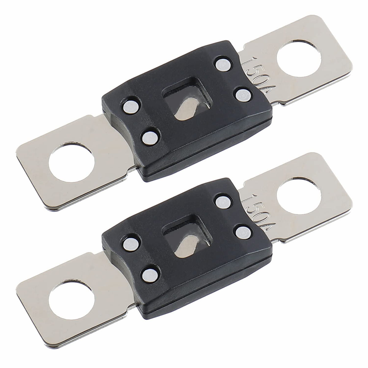 150A MEGA High Current Fuse - 150 Amp Bolt-on Fuse for Cars, Trucks, Construction Vehicles, Buses, Caravans (2 Pcs)