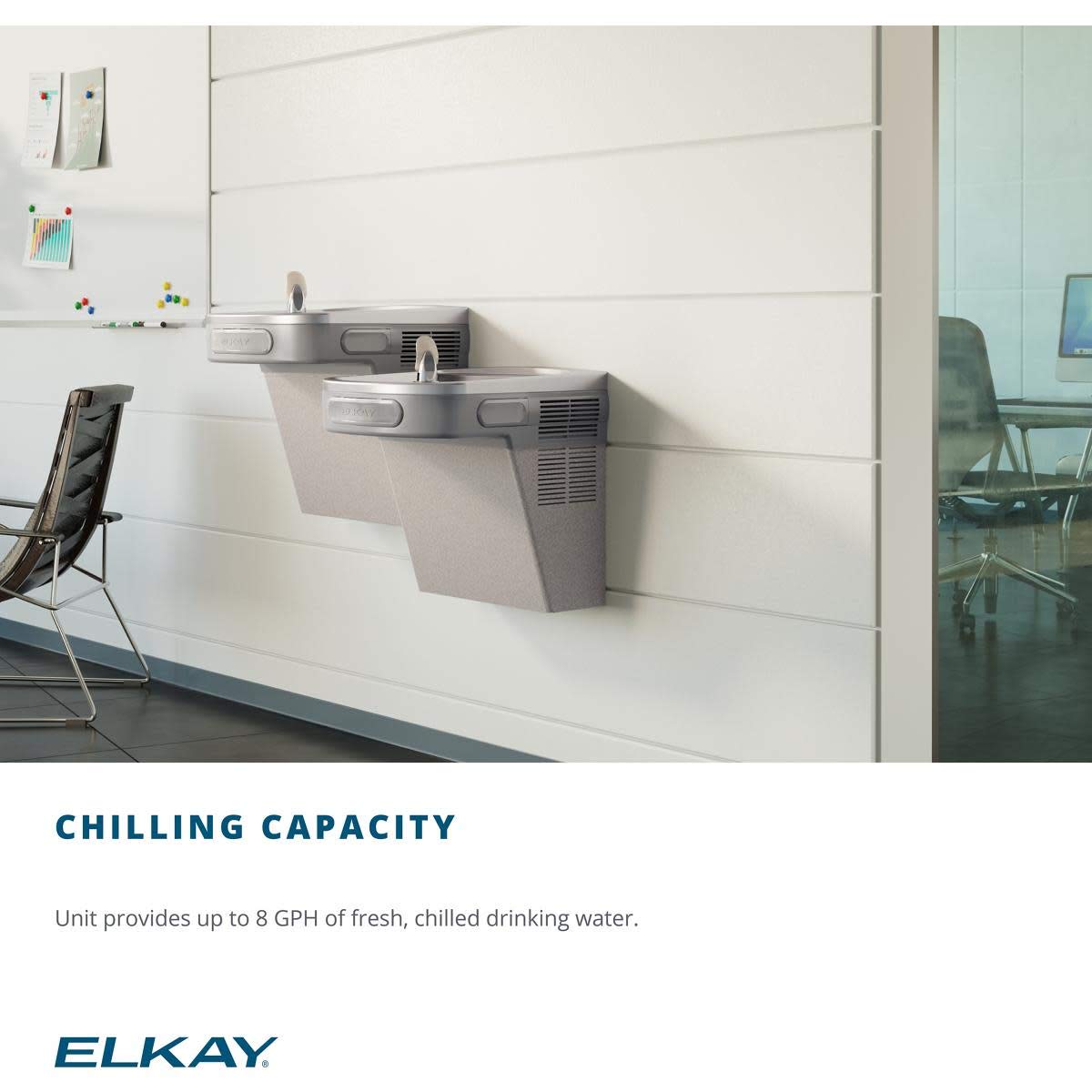 Elkay LZS8S Cooler, Stainless Steel