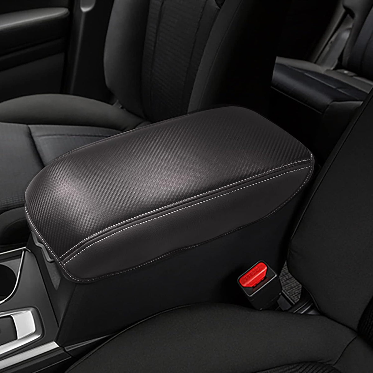 SXCY Fit for 2025 2022-2024 Subaru Ascent Armrest Cover FIT for 2022-2024 2025 Subaru Ascent Center Console Cover 2025 Ascent Accessories for 2019-2025 Ascent Console Armrest Cover
