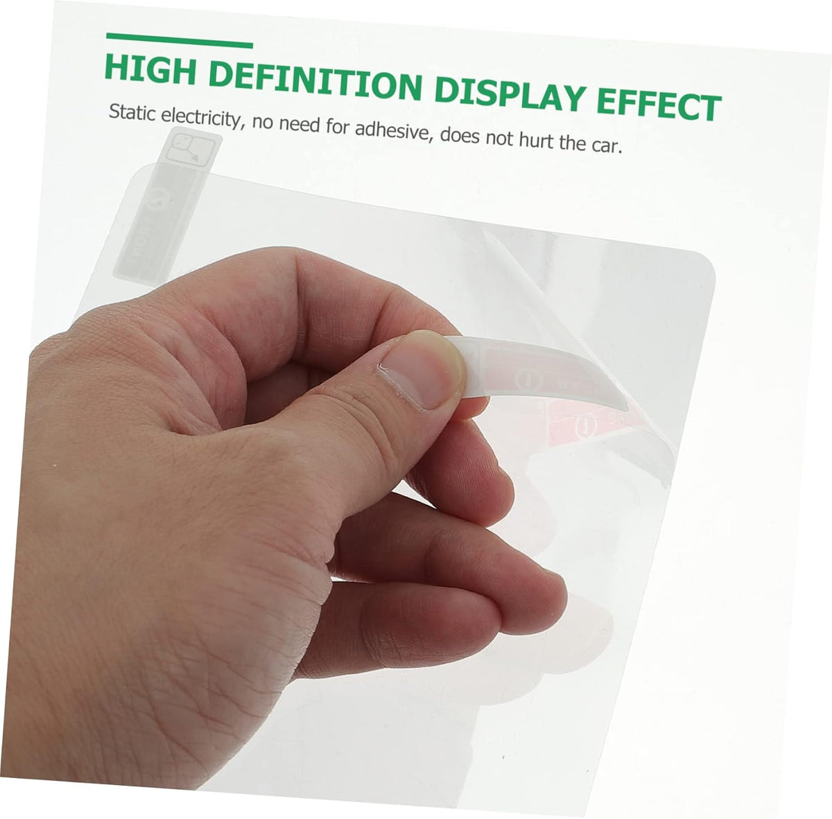 2pcs Hud Reflective Film Car Hud Display Head- up Display Windscreen Film Car Window Film Head up Display Reflective Film Reflective Sheet Reflective Windshield Film The Pet