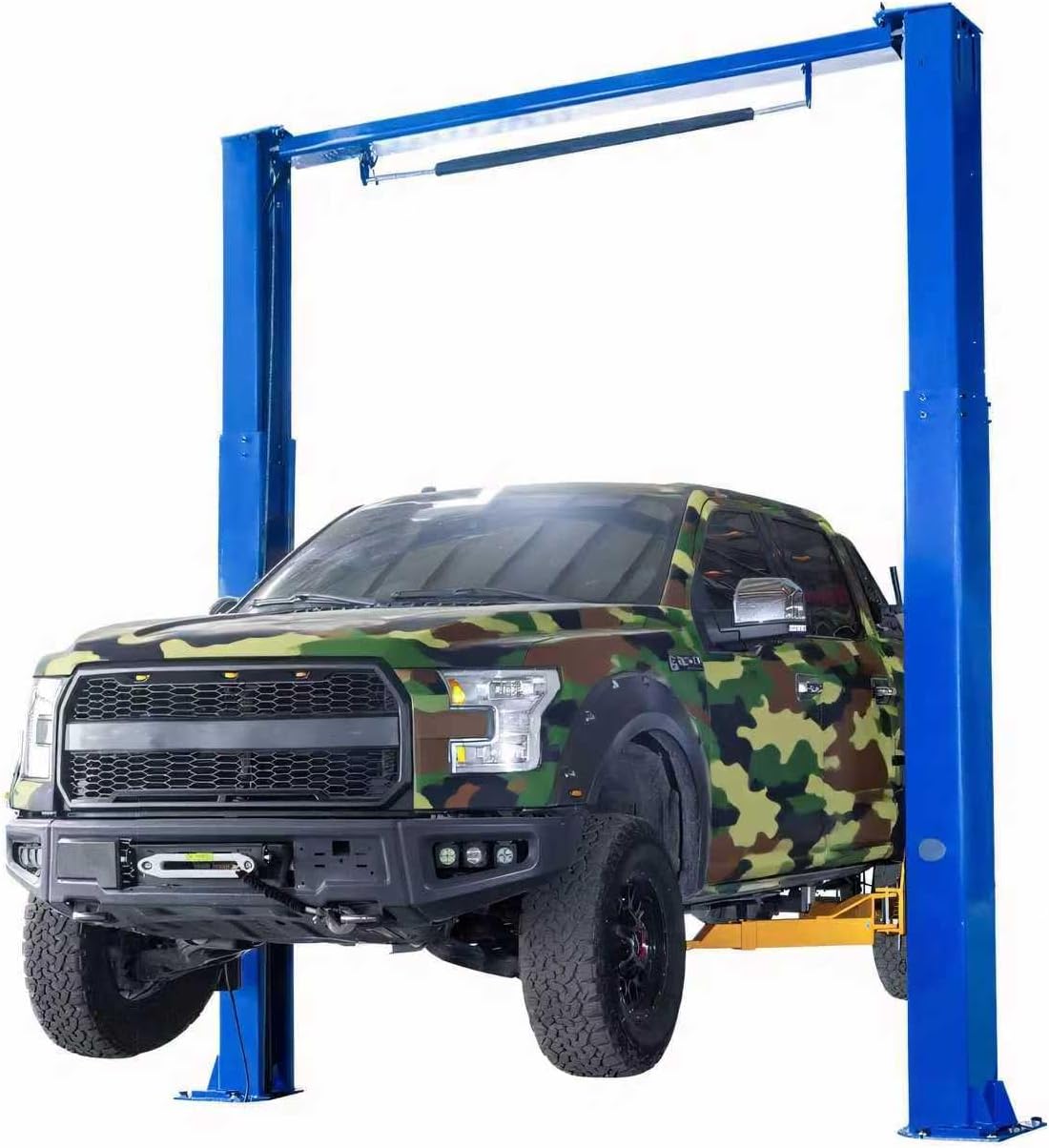 Car Lift Single/2 Post Auto Lifts, 6200/9000/10000LBS Capacity, 240V Hydraulic Truck Hoist, Heavy Duty Auto Lift with Safety Locks for Home Garage (10000LBS Clear Floor 2 Post, 1)