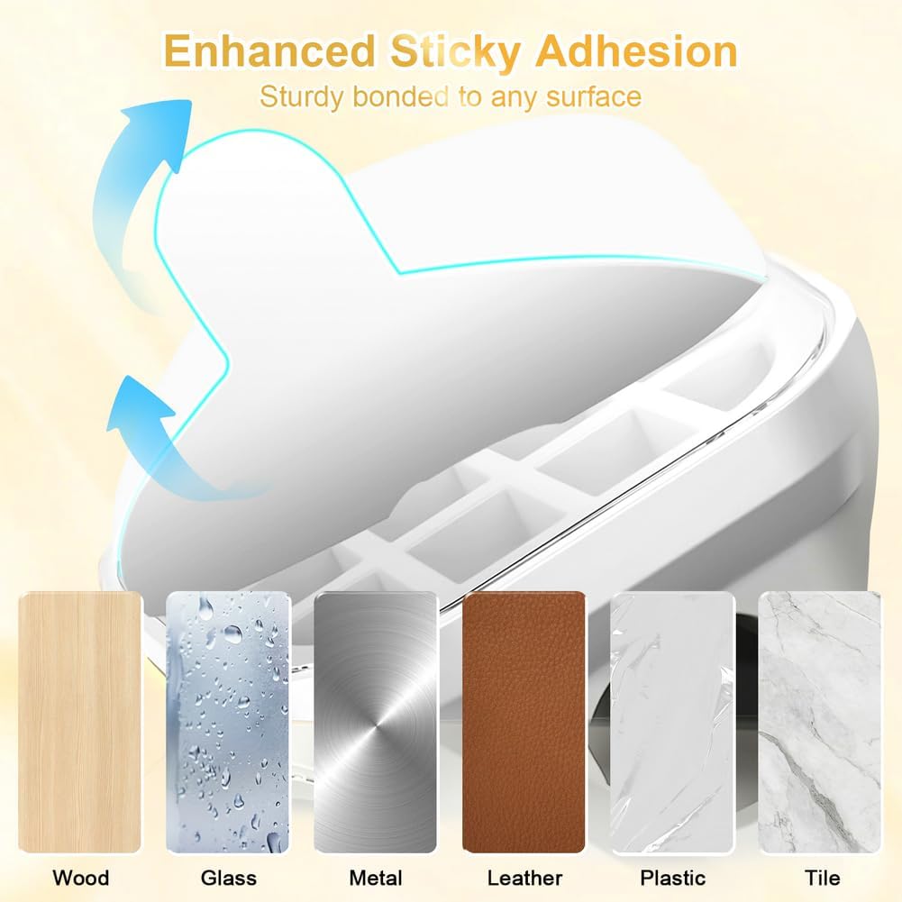 18 Pack Cord Organizer Holder,Magnetic Cable Clips Management,Easy Strong Adhesive Phone USB Charger Cord,Hide Or Organize Desk Cable for Kitchen,Office,Car,Nightstand（White）