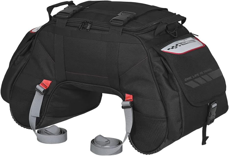 ViaTerra Claw Mini Waterproof Tail Bag | Compatible with Sports & Street Motorbikes | Waterproof