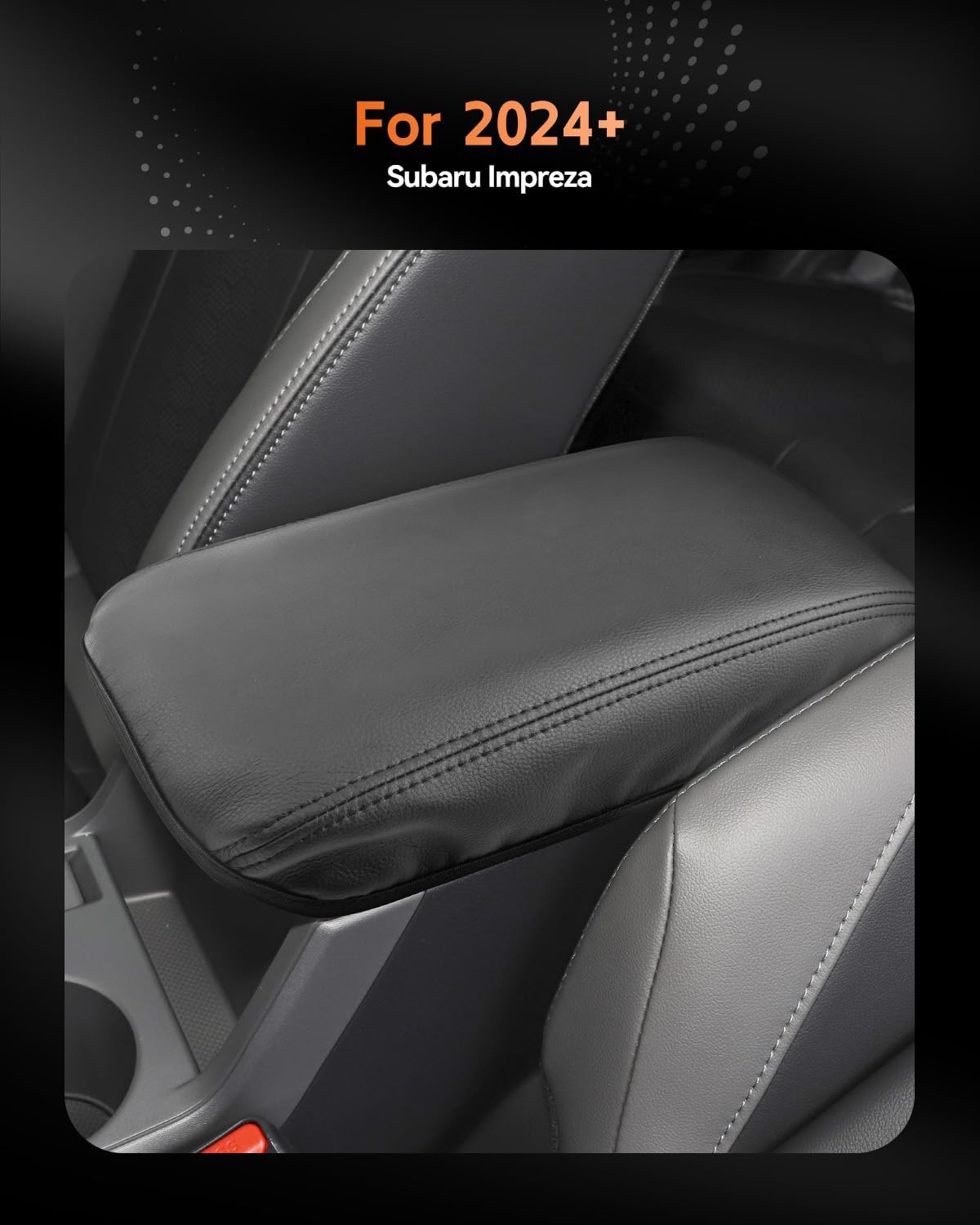 CDEFG for Subaru Impreza 2024-2025 Center Console Cover Armrest Box Cover for Impreza (Base, Sport, RS) 2024 2025 Accessories Console Arm Rest Protector