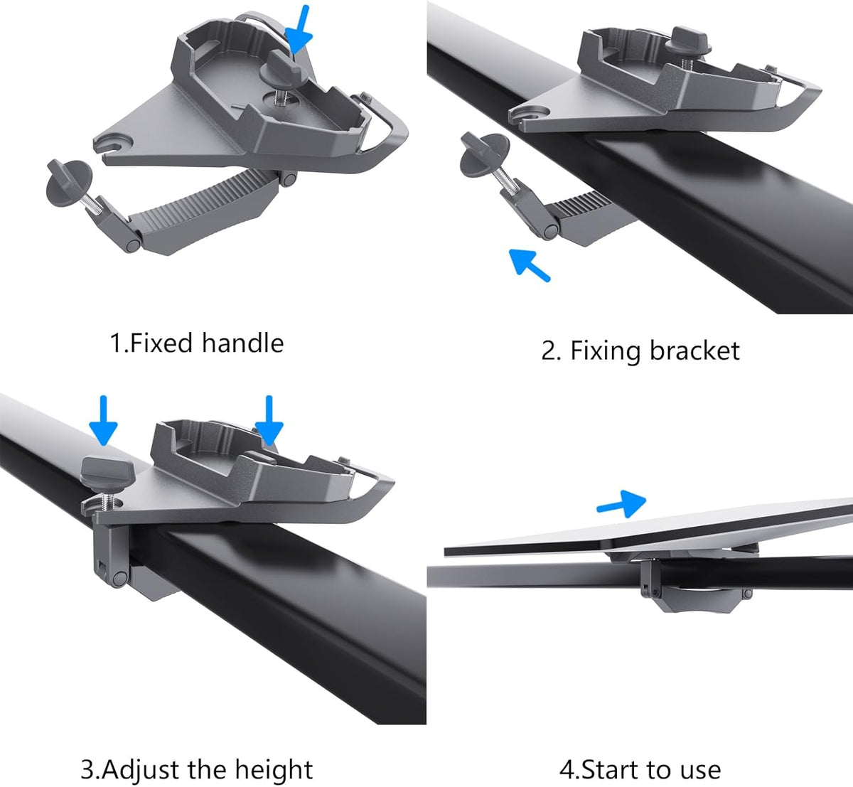 Starlink Mini Mount for Roof Rack & Car Dash, Adjustable Starlink Mini Dishy Compatible with RV, Caravan, Vans | Stable Signal & Waterproof Design