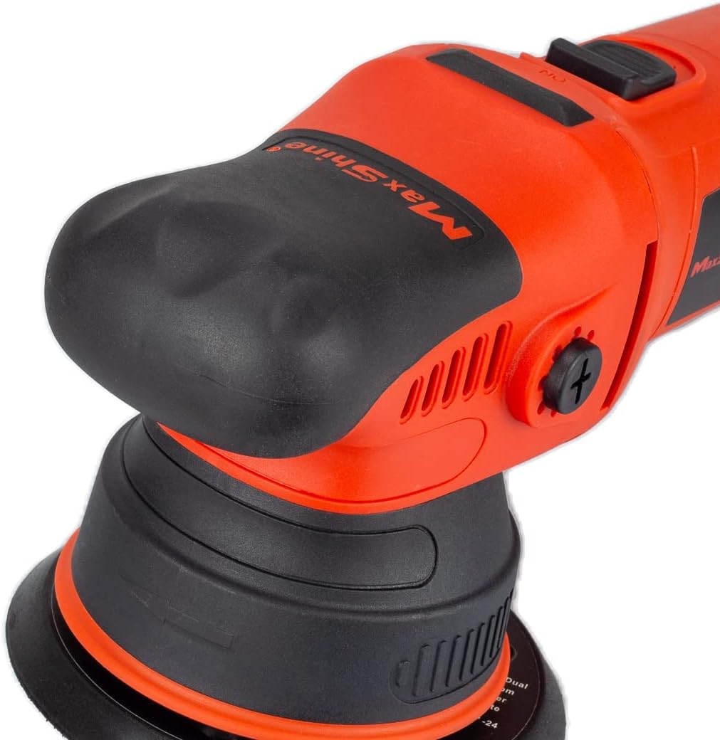 Maxshine M8S V2 Dual Action Polisher Car Detailing Kit - 1000W, 6-Speed, 8mm Throw, 5" Disc, Thread 5/16" - Car Detailing Supplies for Auto Paint Protection, Restoration & Scratch Repair