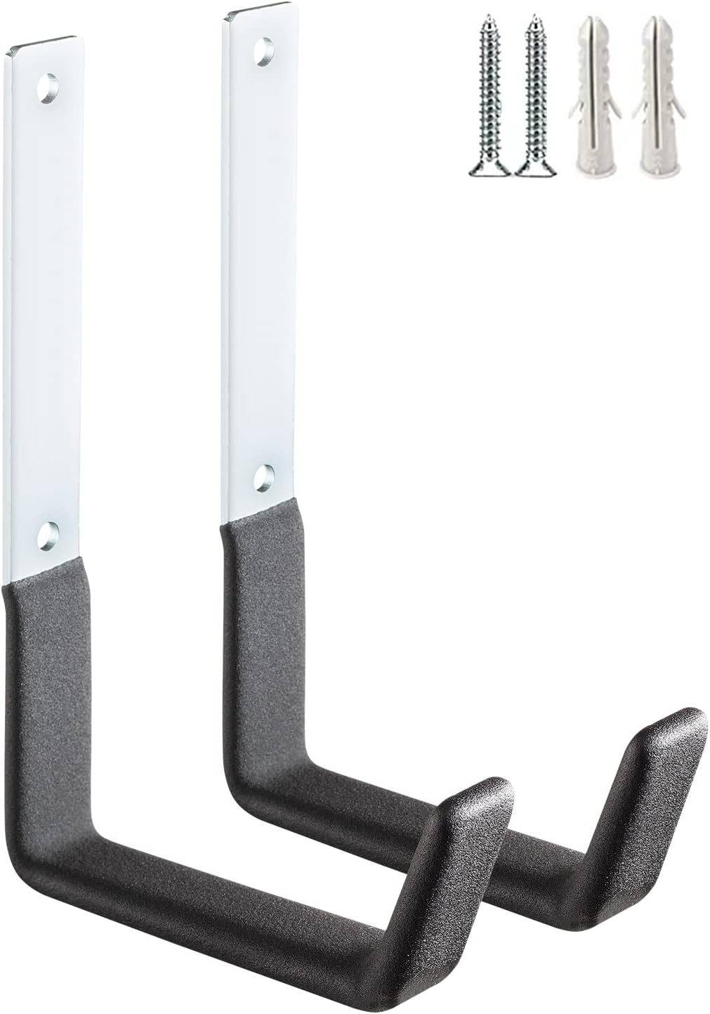 Heavy Duty Steel Hooks ,Garage Storage Utility Hooks,Heavy Duty Tool Organizer,Steel Wall Mount Hooks, Hose Hanger, Steel Garage Garden Hooks (2)