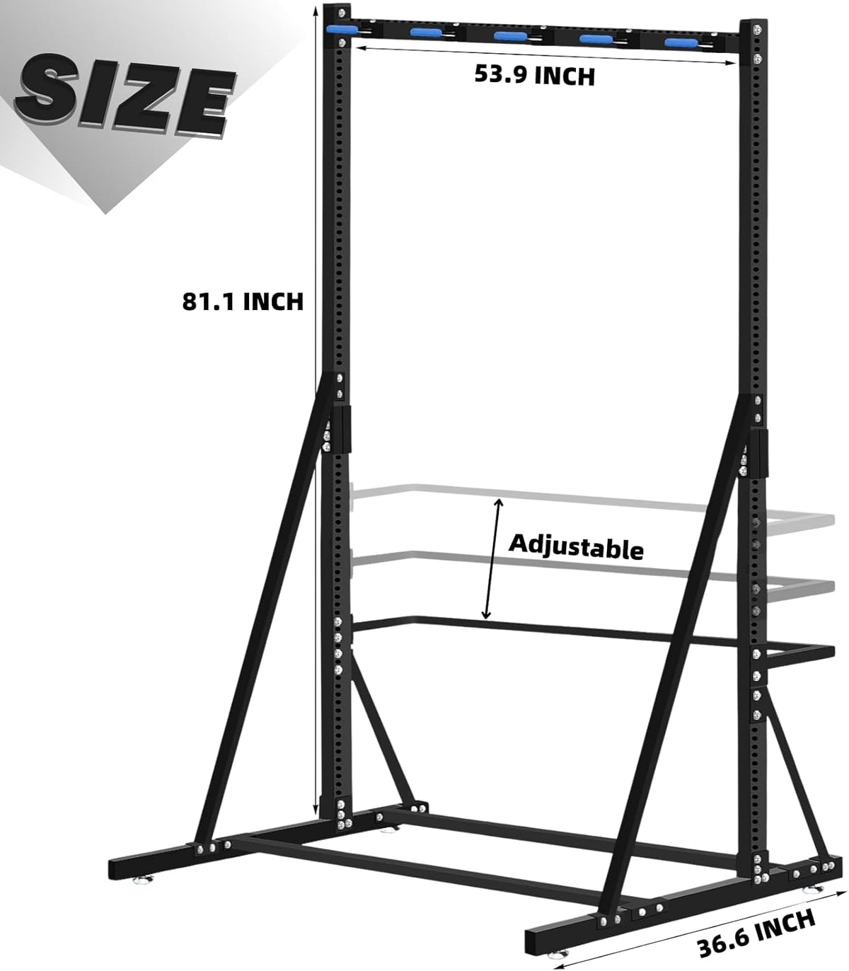 KAXIWEI Freestanding Bike Storage Rack，Vertical Bike Rack for Indoor Garage Floor Stand Max 5 Bike Bicycle Organizer Heavy-Duty Solid Steel Bike Storage Rack for Home and Garage Organizer