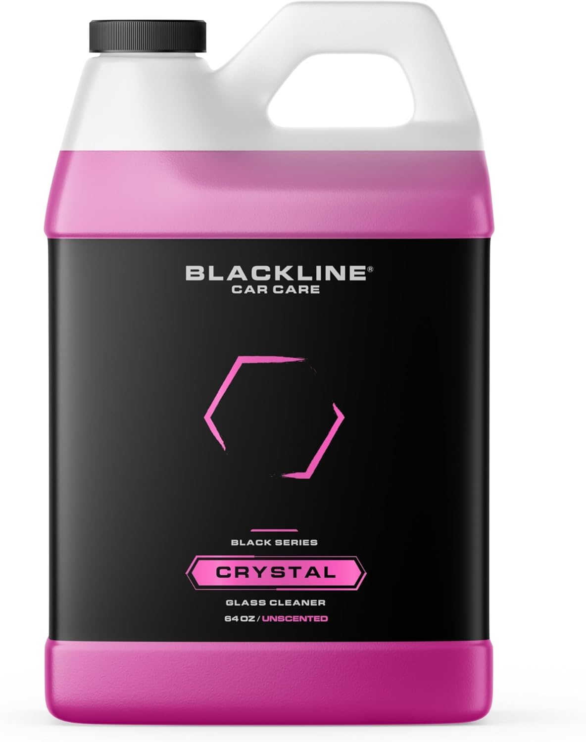 Blackline Best Glass Cleaner - Works on Glass, Windows, Mirrors & Navigation Screens. Tint Safe Window Cleaner for Car