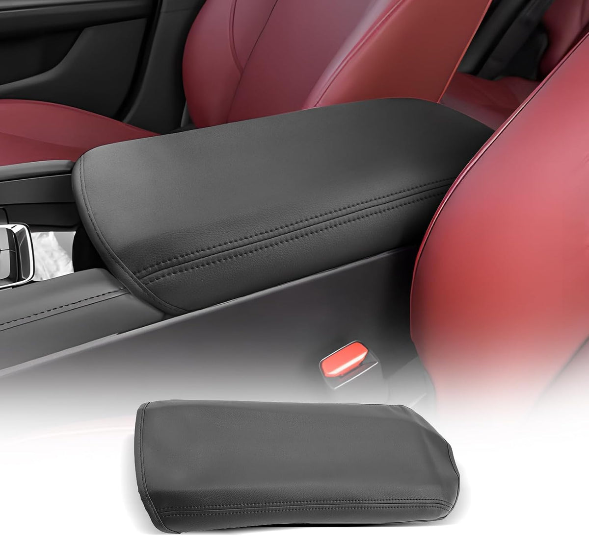 CDEFG for Mazda3 2019-2025 Center Console Cover Armrest Cover for Mazda Mazda3 Accessories Arm Rest Protector Mazda3 2019 2020 2021 2022 2023 2024 2025
