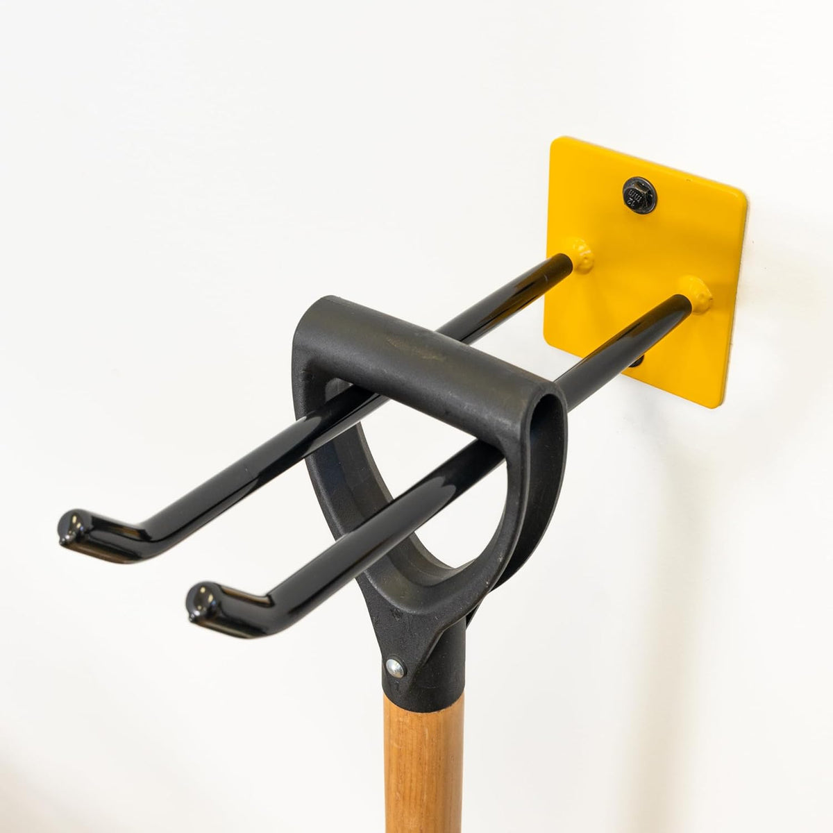 StoreYourBoard Tool Organizer Hook, Wall Mount Garage Storage, Tool Storage for Shovels Rakes Brooms Hoses and More, Rubber-Coated Steel Holds 50 lbs, 12" X 4" X 4.5"