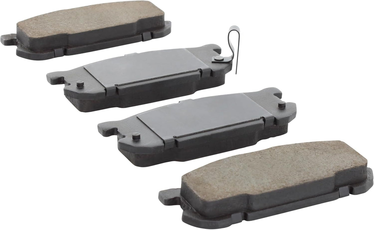 Premium Semi-Metallic Rear Brake Pads (1001-0891M) Compatible with Mazda Miata 2002-2005