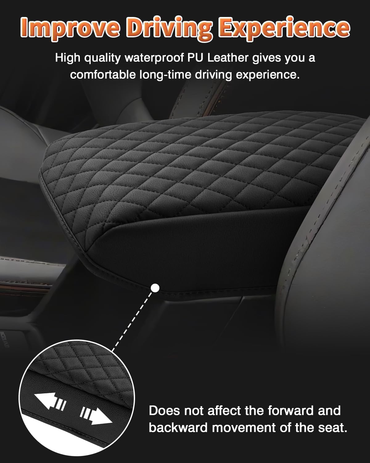 Shademax Custom for 2026 2025 Subaru Forester Center Console Cover Armrest Cover for Subaru Forester Accessories 2025 Arm Rest Cushion Pad Leather Middle Console Cover Armrest Seat Box Protector