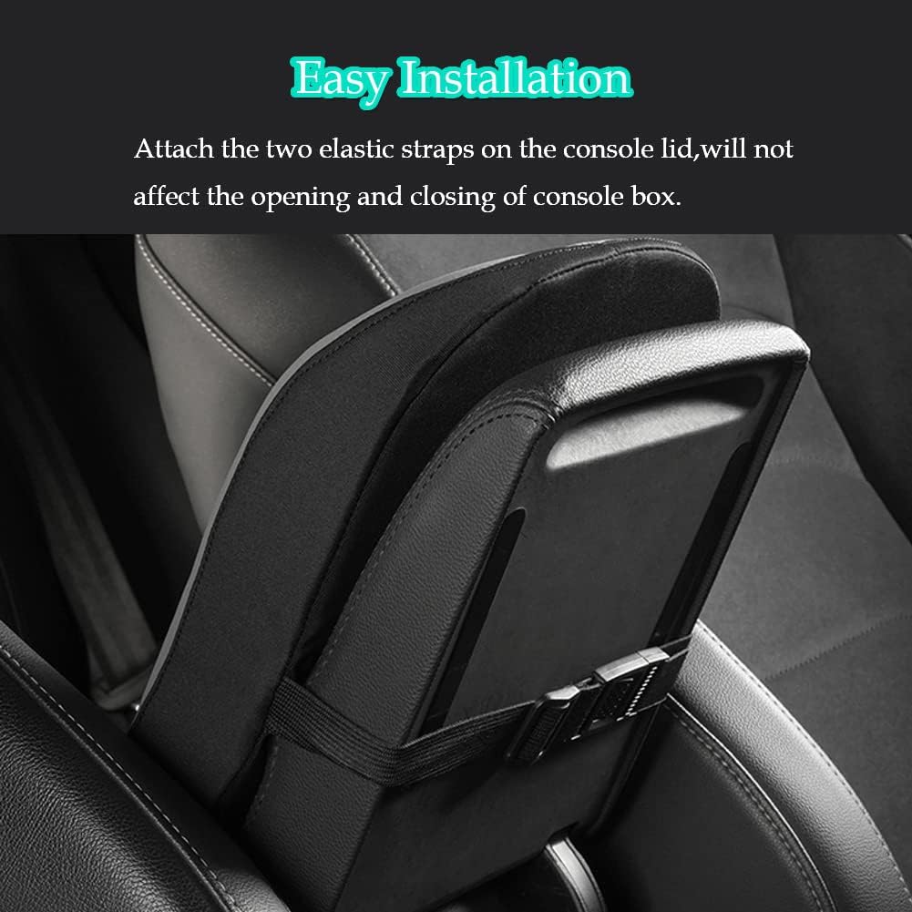 Advanced Car Center Console Pad,Memory Foam Car Armrest Cushion,Elbow Rest Pillow,Auto Armrest Pad,Great for Long-time Driving,Universal Car Armrest Seat Box Cover Protector for most Vehicles