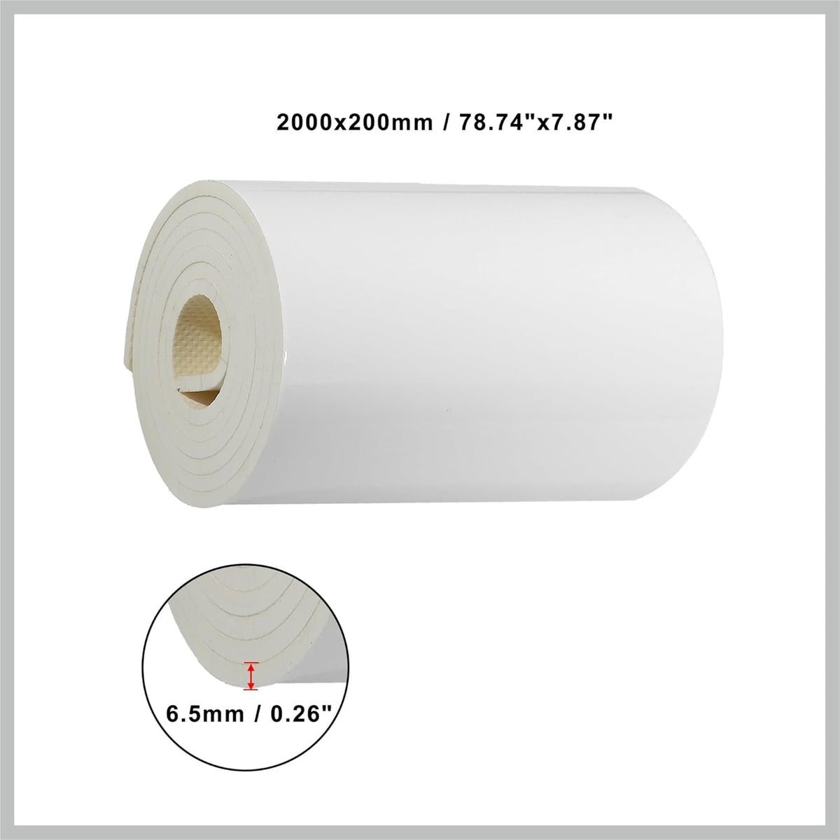 2000x200x6.5mm Car Garage Wall Guard Door Bumper Universal Protector Anti Collision Waterproof White Replacement Car Parts