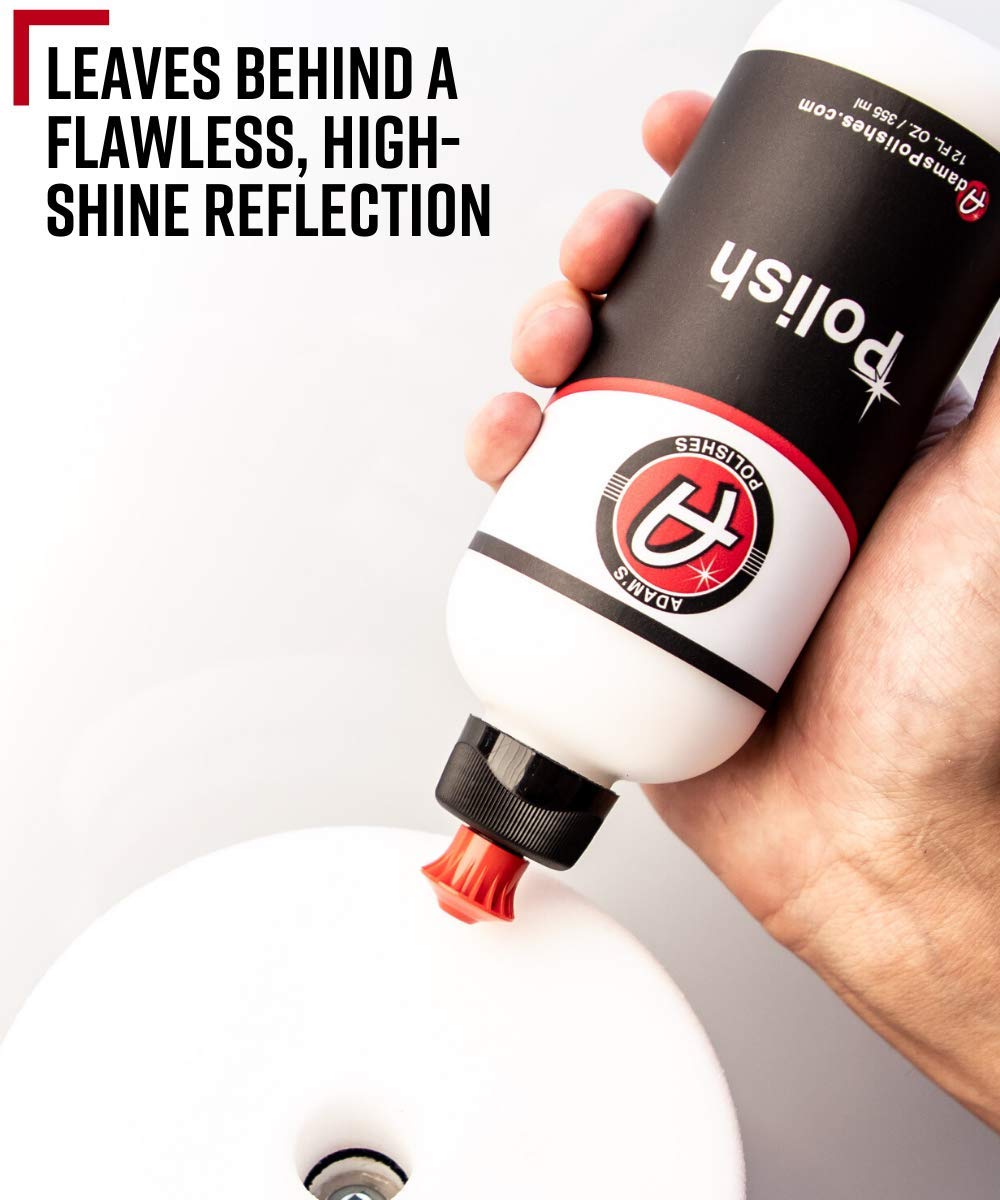 Adam's Polishes 2-Step Polishing System 12oz Combo - Silicone-Free, Body Shop Safe Formula - Quick, Professional Correcting and Polishing for Clear Coat, Gel Coat, Etc. (Perfecting Polish)