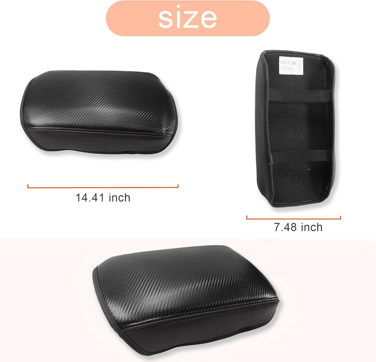 CDEFG for Mitsubishi Outlander Accessories 2025 2024 2023 2022 Center Console Car Armrest Cover (SE/Black Edition/SEL) Console Protector Pad Arm Rest Interior (Not for Outlander Sport)