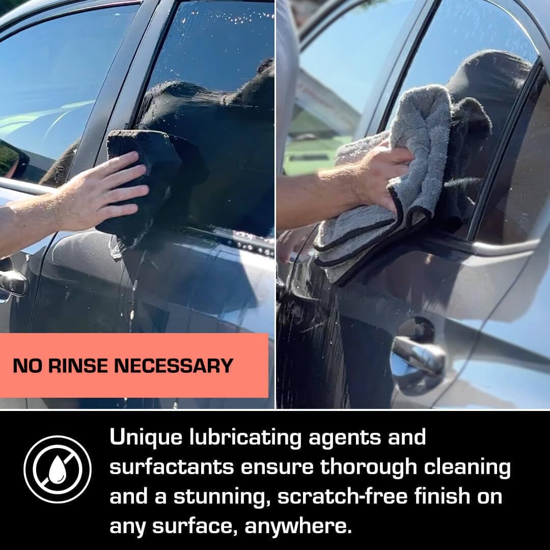 Ethos Hybrid Ceramic Rinseless Car Wash - Spot Free Rinse for Cars Waterless Wash - No Rinse Wash - Spot Free Car Wash (Gallon)