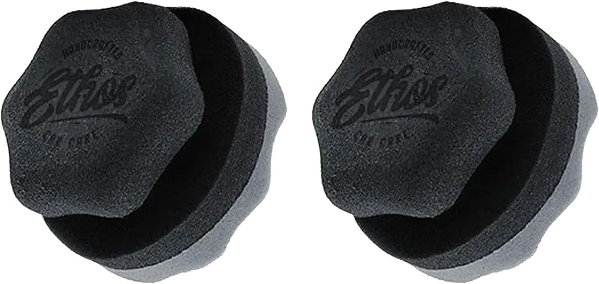 Tire Shine Applicator - Tire Shine Car Detailing Foam Sponge Tool - Tire Cleaner and Shine Tire Foam - Tire Shine Brush Car Cleaning Supplies (2 Pack)