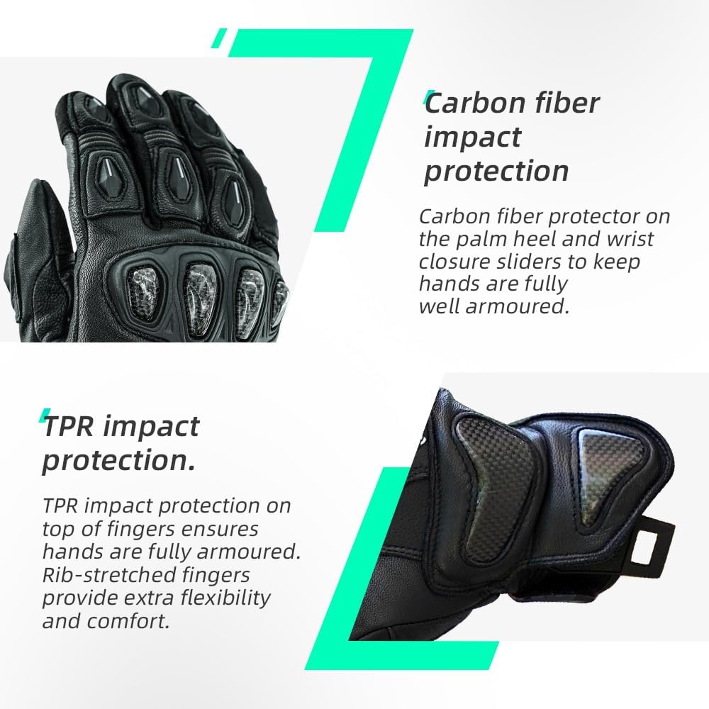 Seibertron SPS Series Touchscreen Motorcycle Motocross BMX ATV MTB Bicycle Cycling Full or Half Finger Gloves Adult and Youth