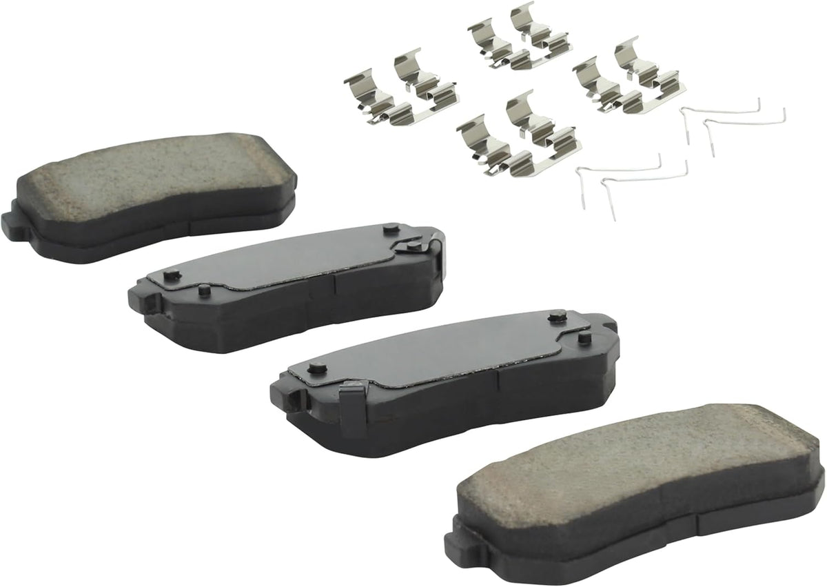 Premium Ceramic Rear Brake Pads (1001-1856C) Compatible with Hyundai Sonata 2017-2019, Kia Optima 2016-2020
