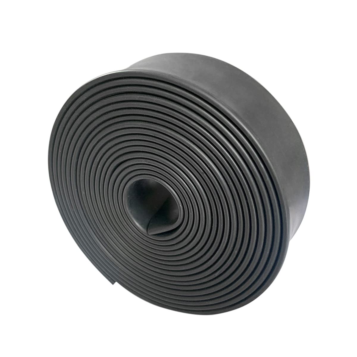 3:1 Ratio Heat Shrink Tubing Roll Adhesive Lined Industrial Marine Grade Dual Wall Heat Shrink Tube Waterproof and Sealed Black (1-1/4 inches(30 mm), 30 Feet)