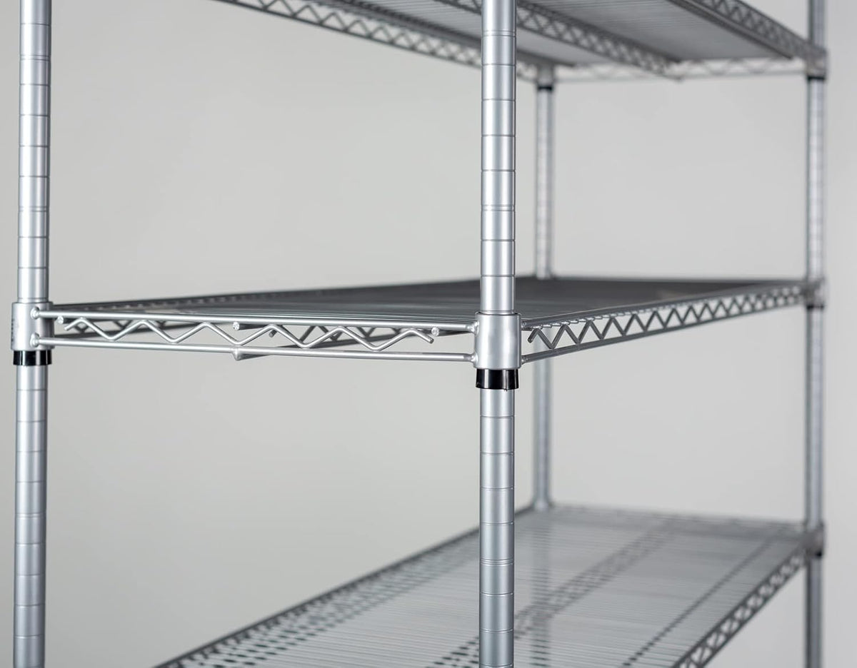 Omega 12" Deep x 72" Wide x 63" High 3 Tier Gray Starter Shelving Unit