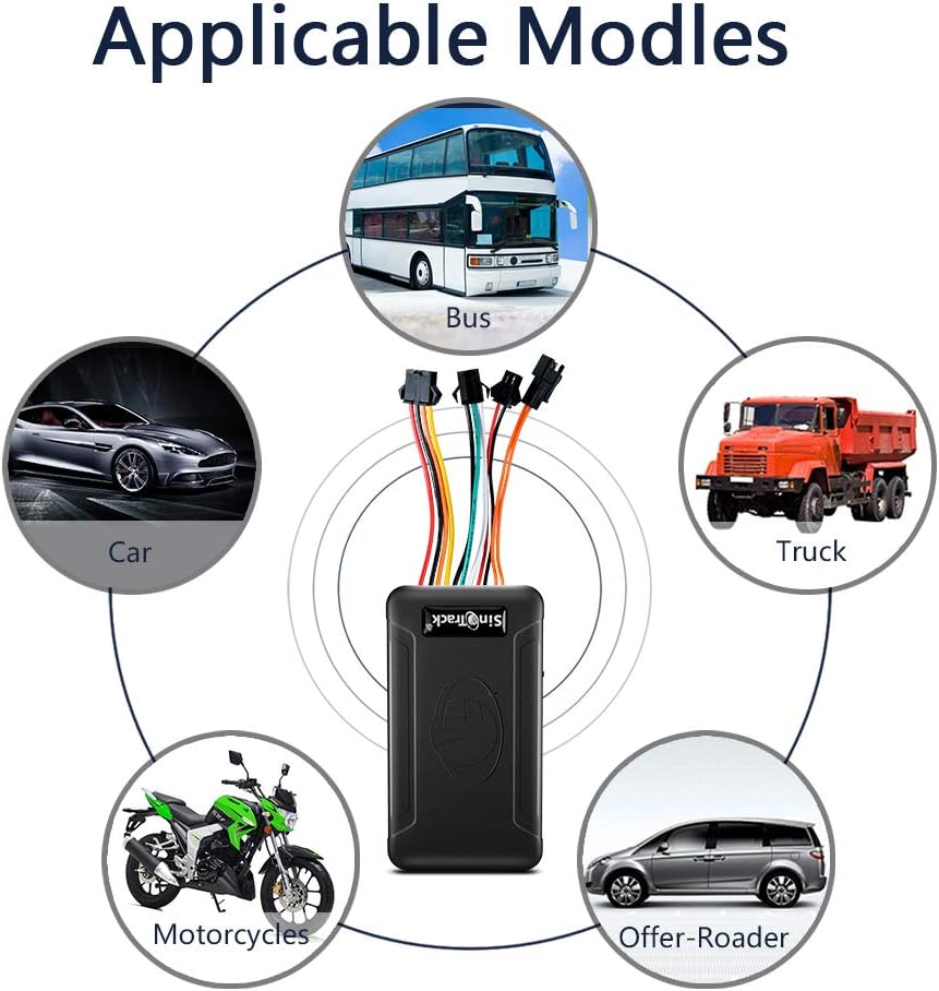 SinoTrack GPS Tracker Device for Vehicles – 4G Real-Time Tracking Location, Speed & Route Monitoring, Geo-Fence Alerts, No Tracking System Subscription – Works for Cars, Trucks & Fleets