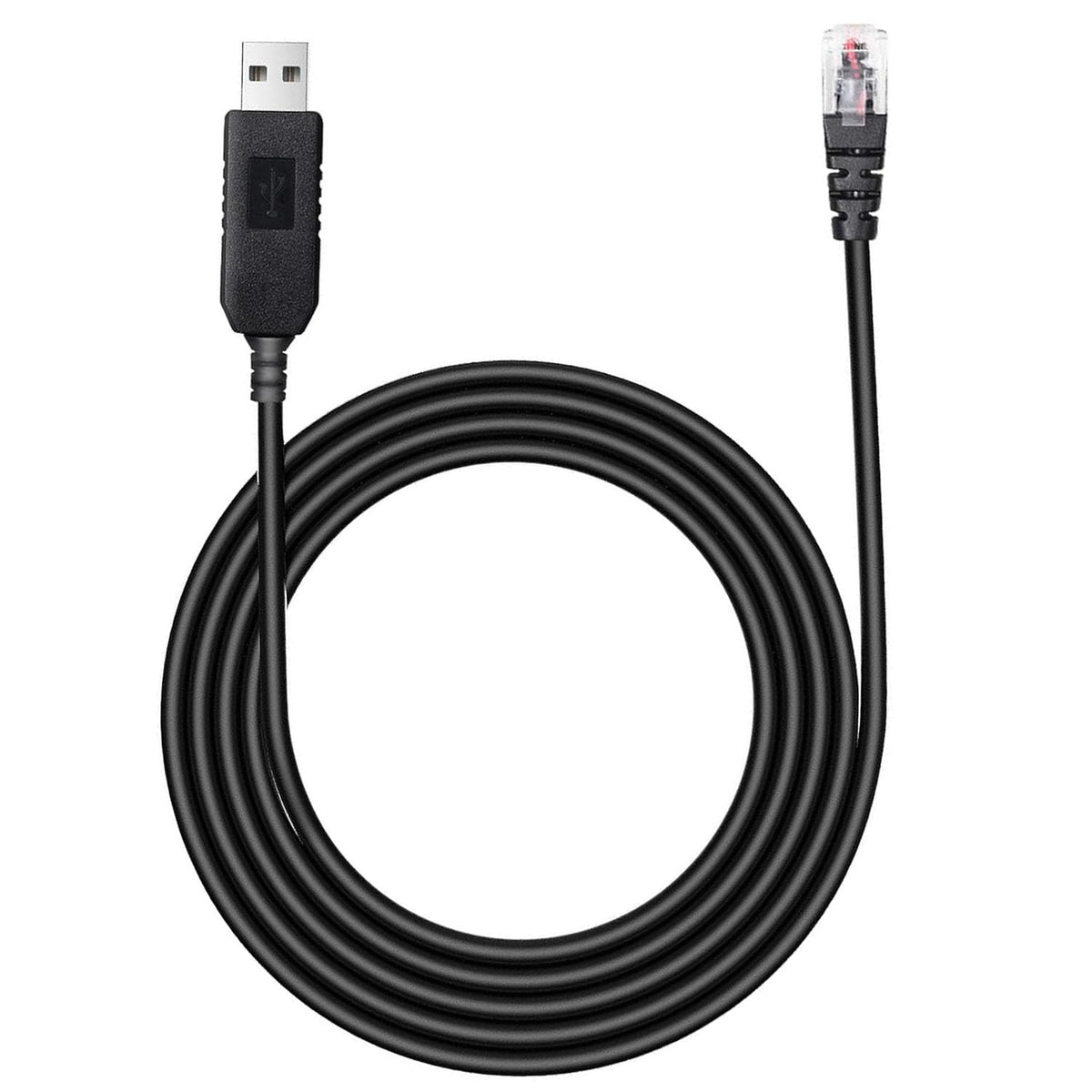 6.56Ft Radar Detector Cable - USB to RJ11 Plug Cable for Escort Radenso XP Uniden Beltronics Cobra Whistler - Premium Replacement Power Cord for Radar Detectors - Durable USB to RJ11 Connection