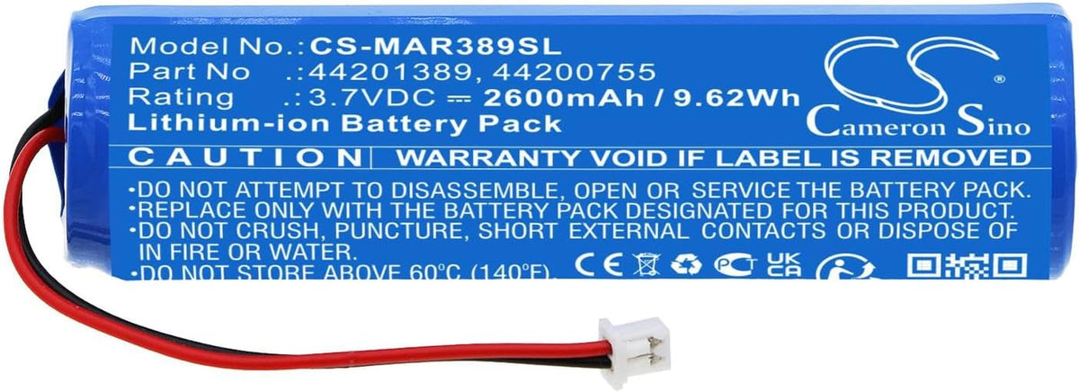 44201389 44200755 GPS Navigator Battery for MARES ICON HD ICON Genius Genius Air