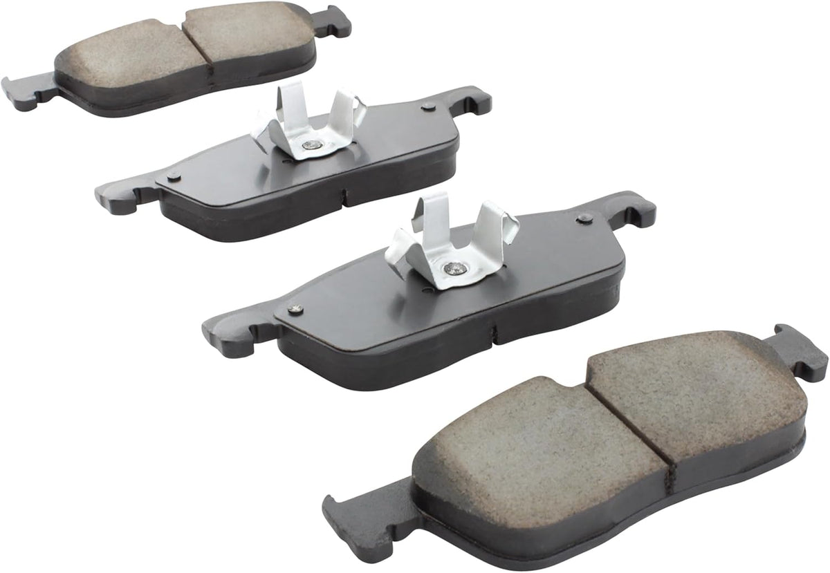 Premium Ceramic Front Brake Pads (1001-1838AC) Compatible with Jaguar F-Pace 2020-2020, Jaguar XE 2016-2020, Jaguar XF 2017-2020, Land Rover Range Rover Velar 2018-2020