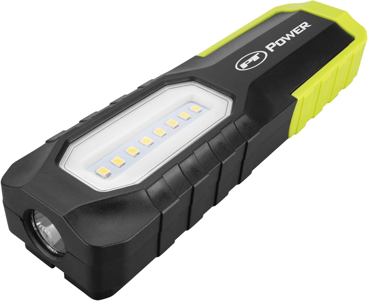 Performance Tool W2685 300+ Lumens 2-in-1 Li-Ion Work Light - Area Light and Spotlight in One, Rechargeable