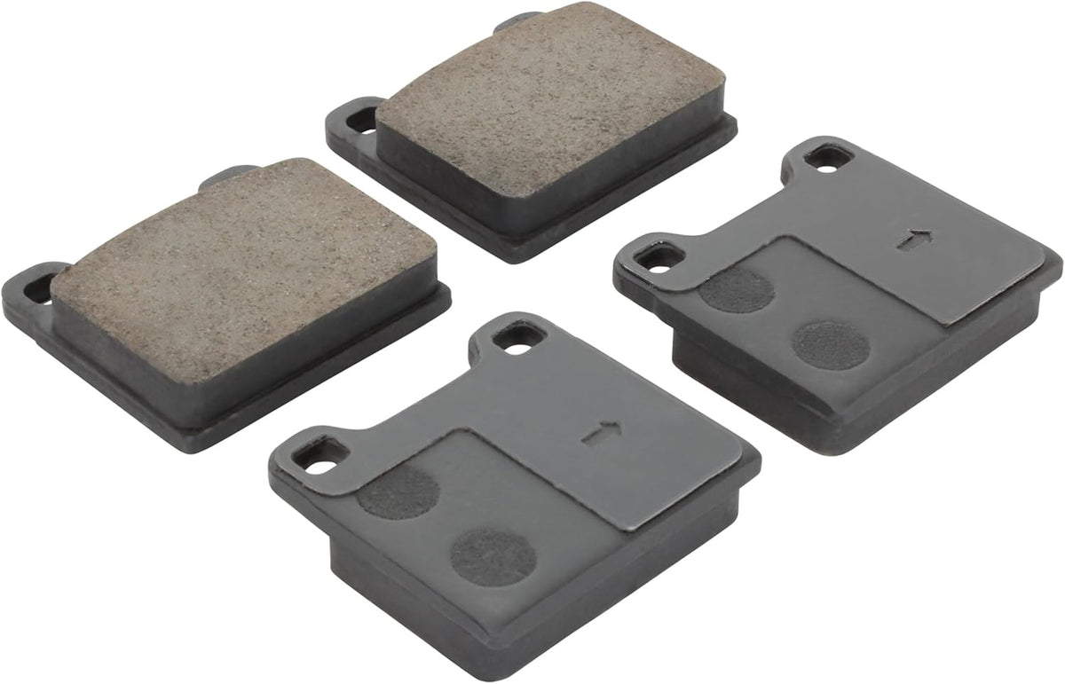 Premium Ceramic Front Brake Pads (1001-0031C) Compatible with 1955-2004 Alfa Romeo/Audi/BMW/Maserati/Mercedes-Benz/Porsche/Volkswagen (280SE/280SEL/280SL/300CD/300D & More)