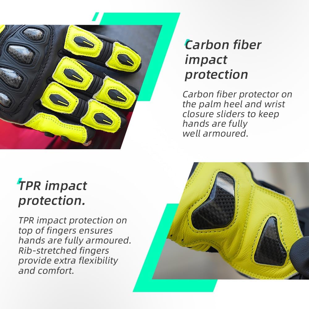 Seibertron SPS Series Touchscreen Motorcycle Motocross BMX ATV MTB Bicycle Cycling Full or Half Finger Gloves Adult and Youth