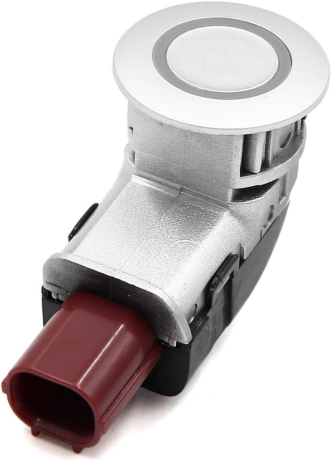 X AUTOHAUX 39680-SHJ-A61-B0 Car Bumper Reverse Silver Tone Parking Assist Sensor for Honda Odyssey 2005-2009 for Honda CR-V 2004-2013