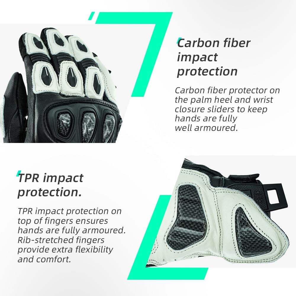 Seibertron SPS Series Touchscreen Motorcycle Motocross BMX ATV MTB Bicycle Cycling Full or Half Finger Gloves Adult and Youth