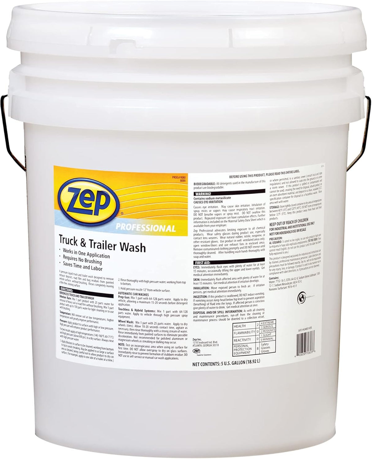 Zep SEPTLS019R08035 Professional Truck Trailer Washes - R08035