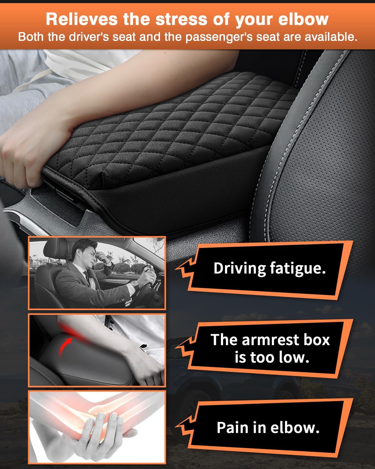 Shademax Center Console Cover for Subaru Outback 2020-2025 2026 Accessories Armrest Cover Cushion Pad for Subaru Outback Wilderness/Base/Premium/Onyx Edition/Limited/Touring Armrest Seat Box Protector