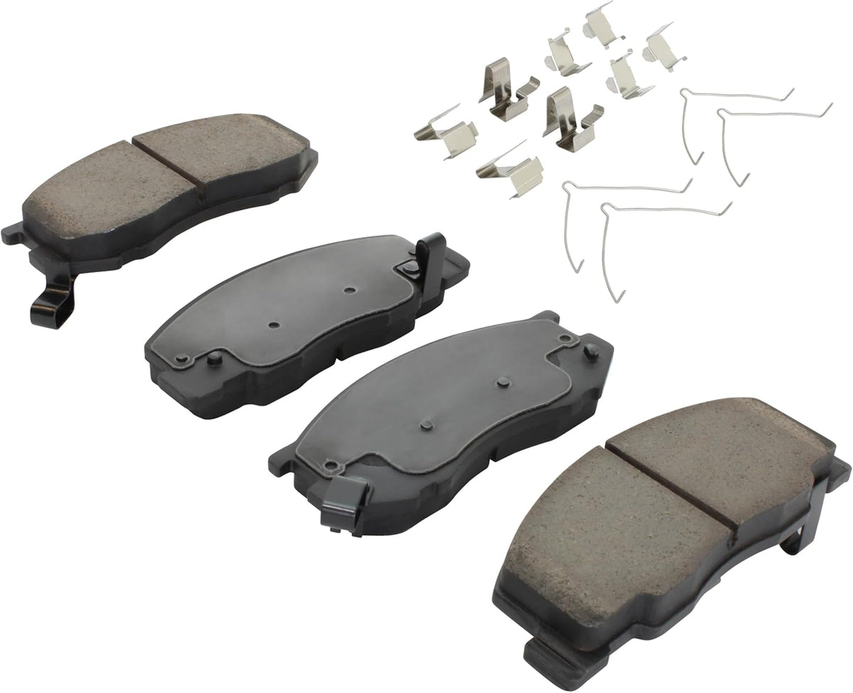 Premium Ceramic Front Brake Pads (1001-0716C) Compatible with Toyota Previa 1991-1997
