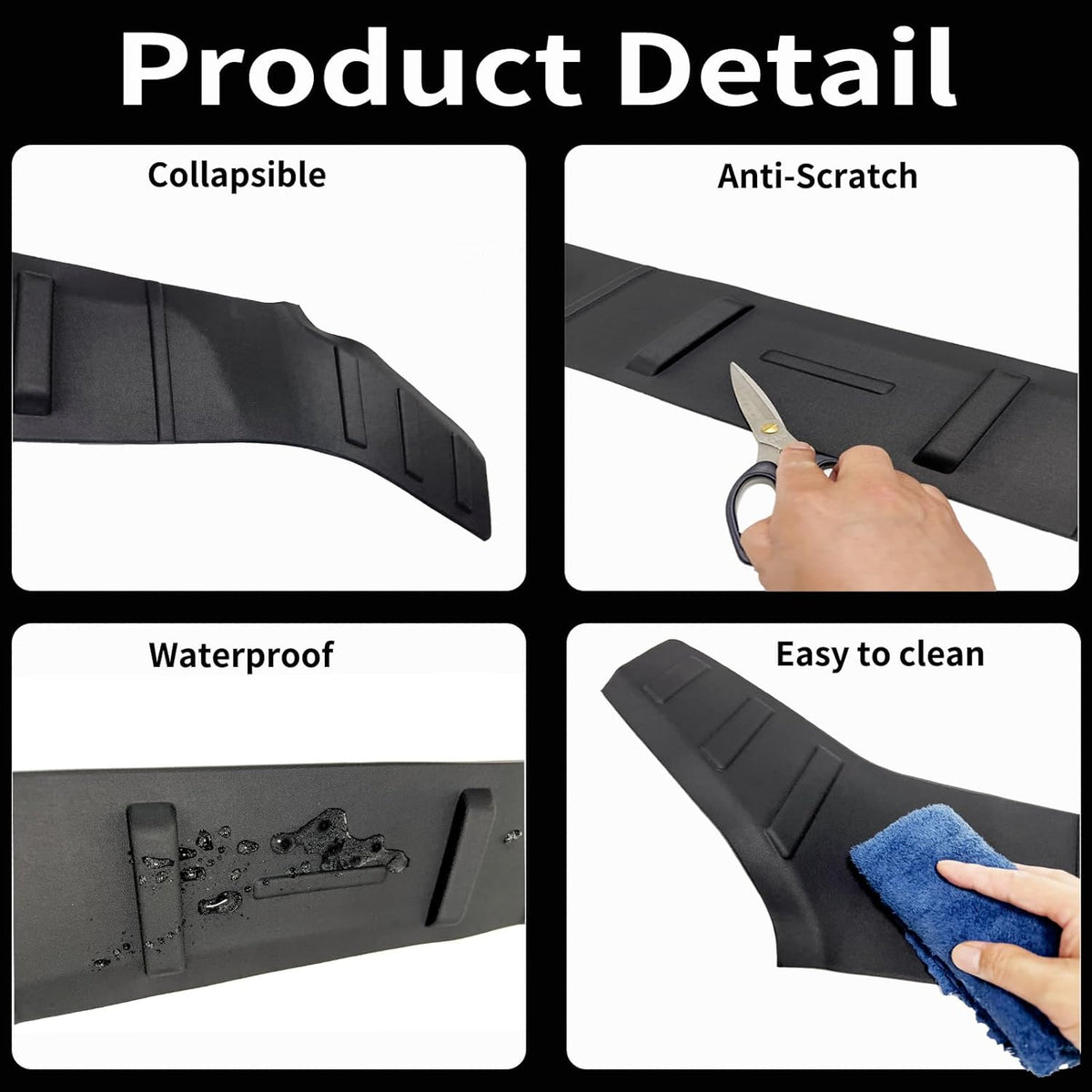 Hood Protector | Tailored for 2016-2023 Toyota Tacoma |Low Profile Deflector/Bug Shield/Bug Deflector Hood Shield Tacoma Accessories
