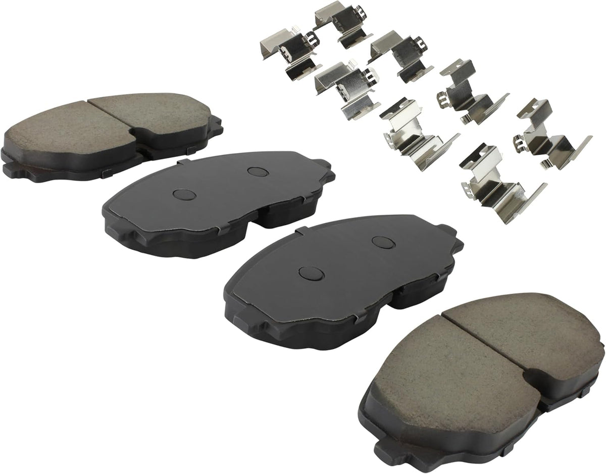 Premium Ceramic Front Brake Pads (1001-2074C) Compatible with Volkswagen Atlas 2018-2024, Volkswagen Atlas Cross Sport 2020-2024, Volkswagen Teramont 2019-2024