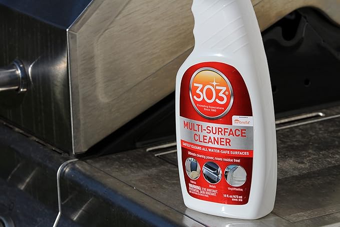 303 Multi-Surface Cleaner - Safely Cleans All Water Safe Surfaces - Ultimate Cleaning Power - Rinses Residue Free - Recommended By Sunbrella, 16 fl. oz. (30445CSR) Packaging May Vary
