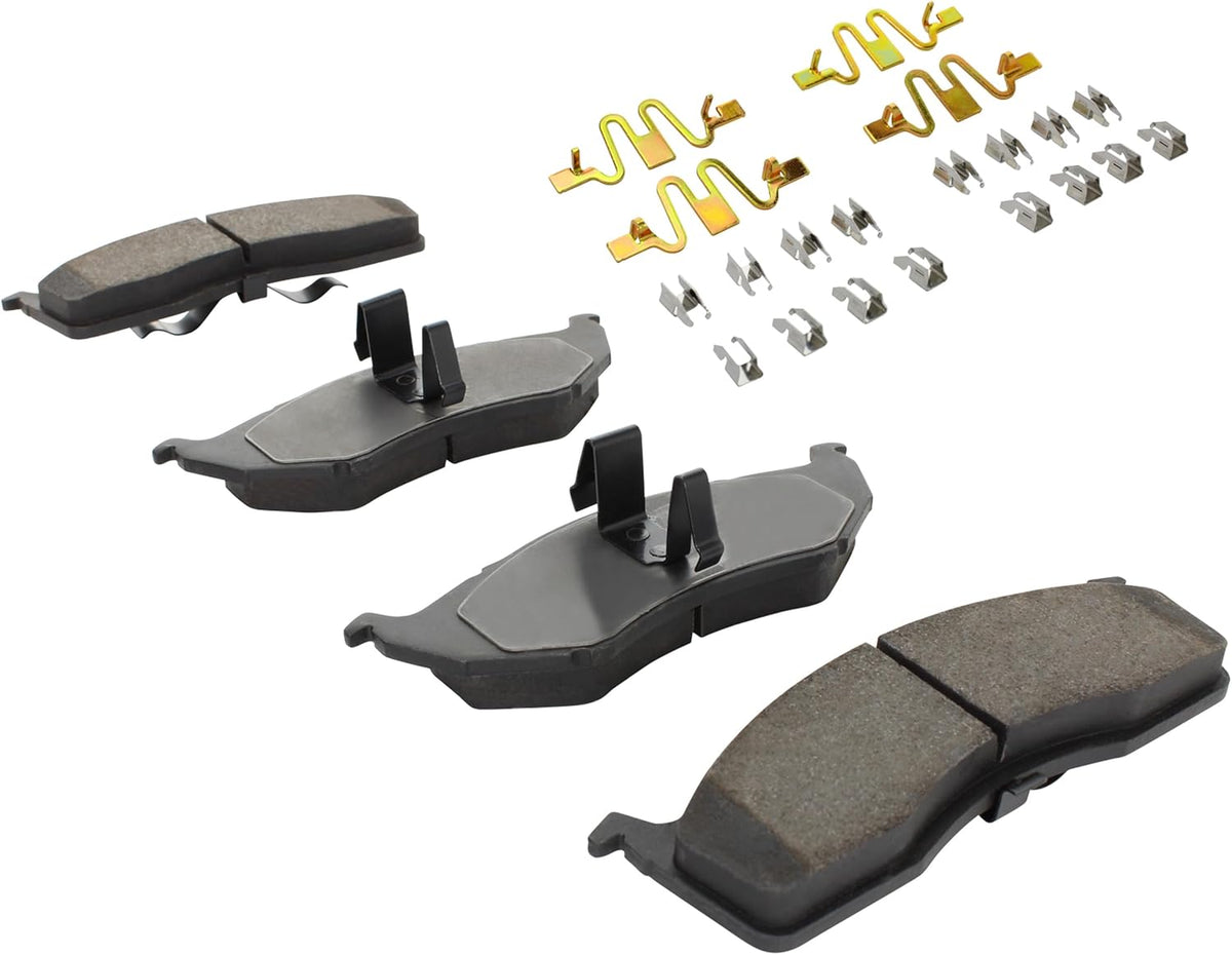 Premium Ceramic Front Brake Pads (1001-0591C) Compatible with 1993-2002 Chrysler/Dodge/Eagle/Plymouth (Caravan/Concorde/Grand Caravan/Grand Voyager/Intrepid/LHS/New Yorker/Prowler)