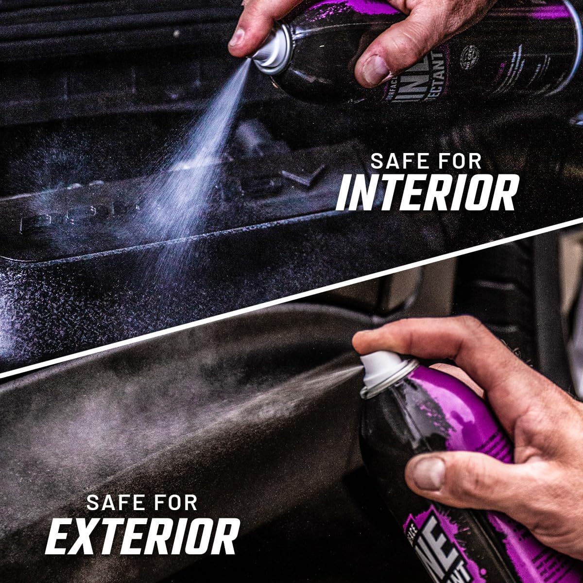 Slick Products Shine & Protectant, Long-Lasting High-Gloss Clear Coat Spray, Renew, Shine, and Protect Plastic, Vinyl, Rubber, Trim, and More (6-Pack)