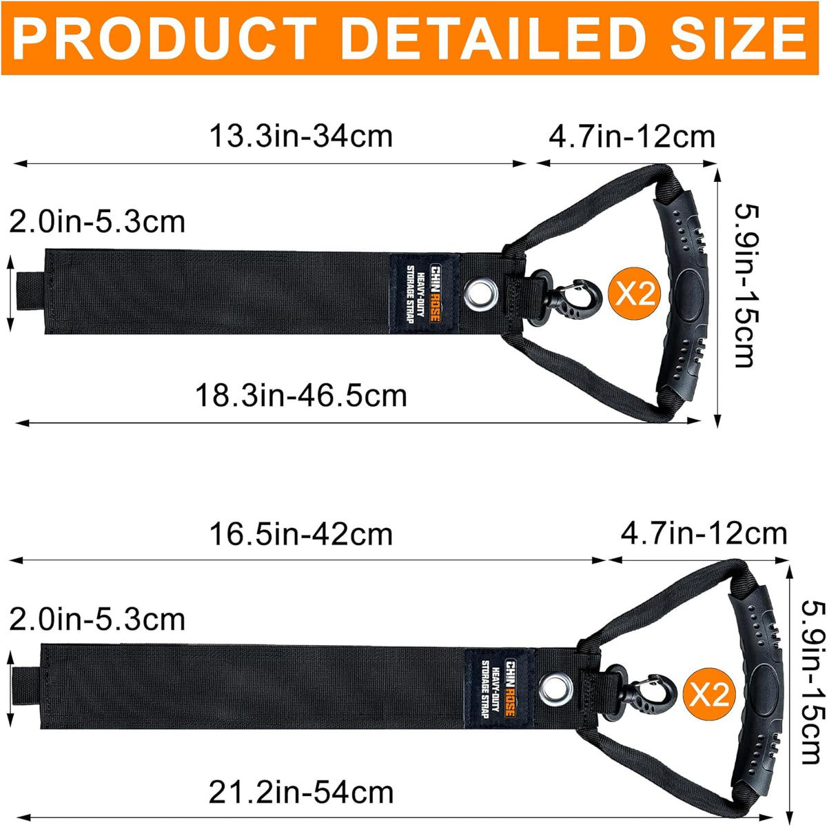 Extension Cord Holder Organizer 3 in 1 Multifunction, 4 PCS Heavy Duty Storage Straps with Carrying Handle and Grommet Fit Extension Cords, Cables, Ropes, Garden Water Hoses Carrying and Hanging