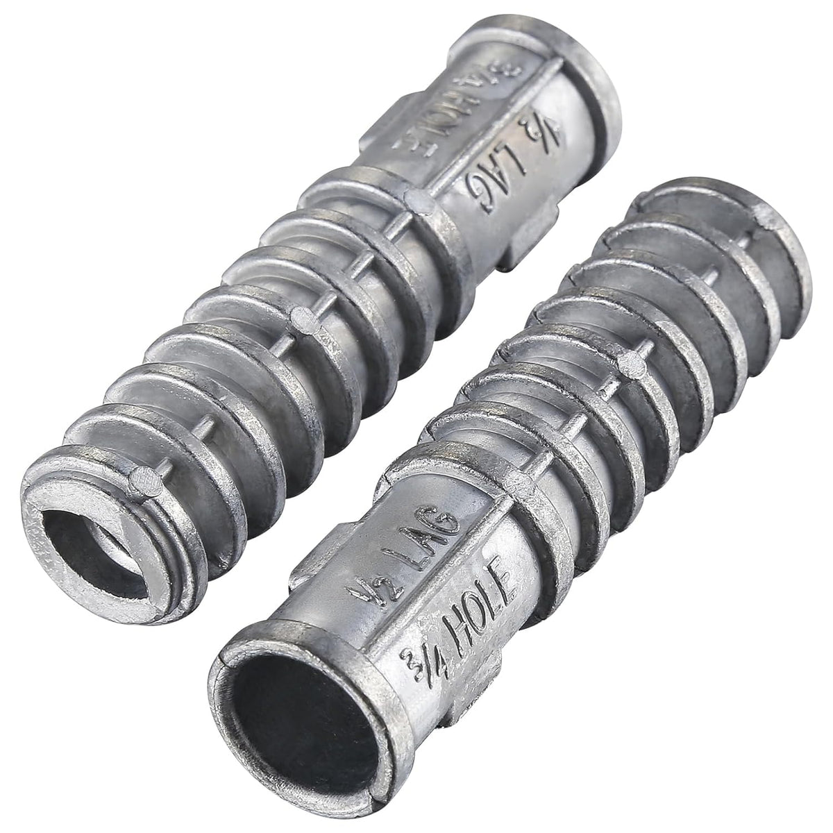 Wensilon(100pcs) 1/4 * 1 Lag Shield Anchor Long Zinc Alloy Bolts Concrete Anchors, Zinc Alloy Masonry Anchors Hole