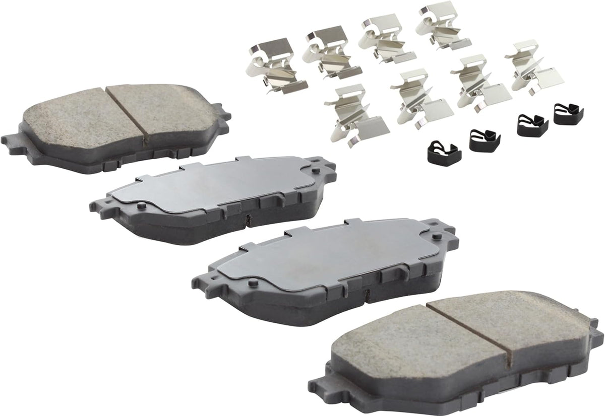 Premium Semi-Metallic Front Brake Pads (1001-1759M) Compatible with Mazda 3 2014-2018