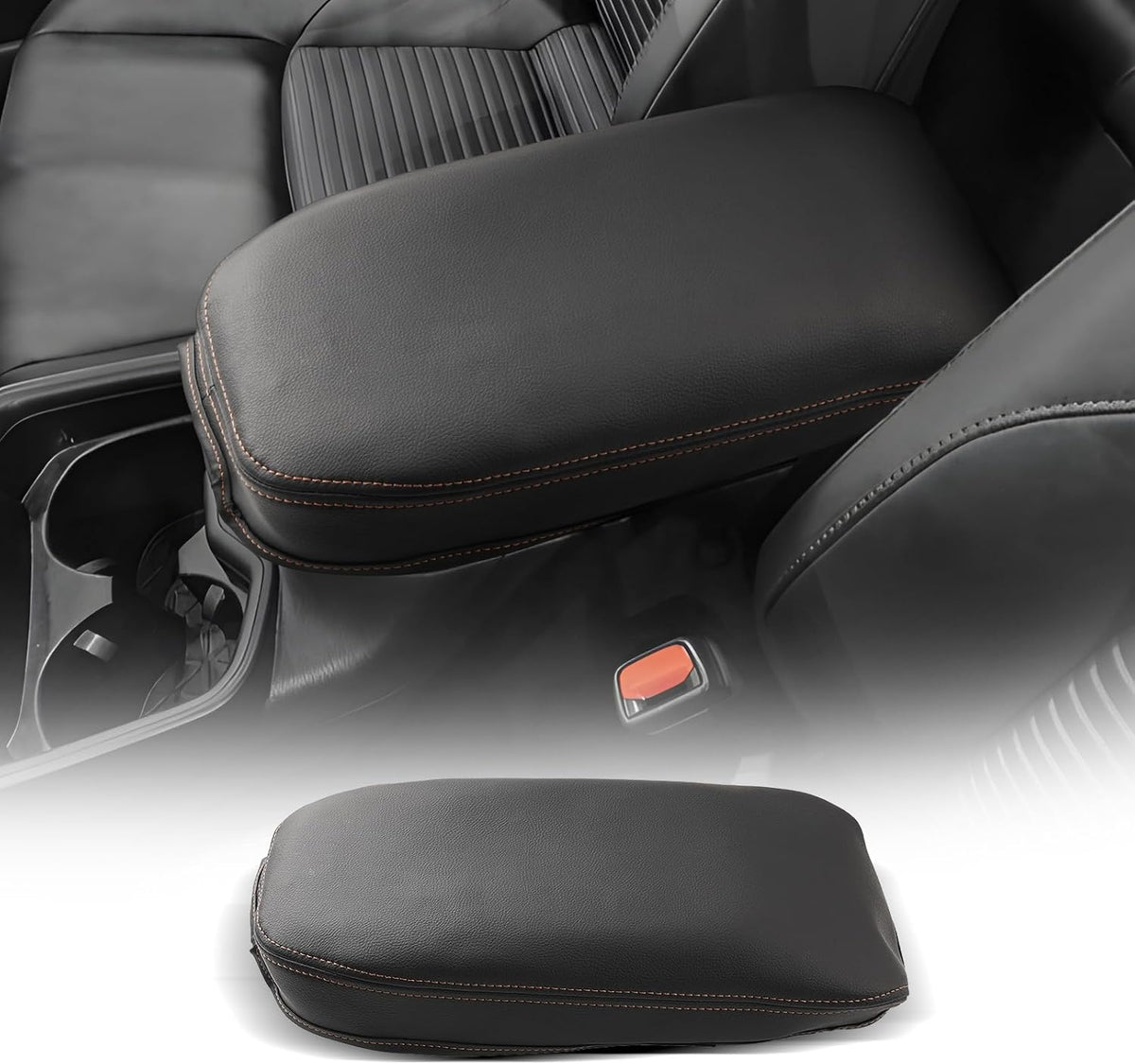 CDEFG for Toyota RAV4 2019-2025 Center Console Cover Armrest Box Cover for RAV4 (LE, XLE, XLE Premium, Limited) 2020 2021 2022 2023 2024 2025 Accessories Arm Rest Protector